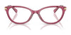 Coach HC6245U Eyeglasses | Size 53 / Transparent Blue №5846
