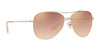 Coach L1013 HC7079 Sunglasses | Size 58 / Light Gold / Rose Gold Gradient Flash (2N 28.9%) №90056F