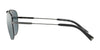 Coach L1053 HC7087 Sunglasses | Size 59 / Antique Silver №92741U / Blue Silver Mirror (3N 12.0%)