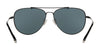 Coach L1053 HC7087 Sunglasses | Size 59 / Antique Silver №92741U / Blue Silver Mirror (3N 12.0%)