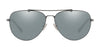 Coach L1053 HC7087 Sunglasses | Size 59 / Antique Silver №92741U / Blue Silver Mirror (3N 12.0%)