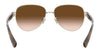 Coach L1128 HC7111 Sunglasses | Size 57 / Light Gold / Brown Gradient (3N 16%) №900513