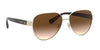 Coach L1128 HC7111 Sunglasses | Size 57 / Light Gold / Brown Gradient (3N 16%) №900513