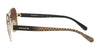 Coach L1151 HC7116 Sunglasses | Size 57 / Light Gold / Brown Gradient (Polarized) (3P 11.3%) №9005T5