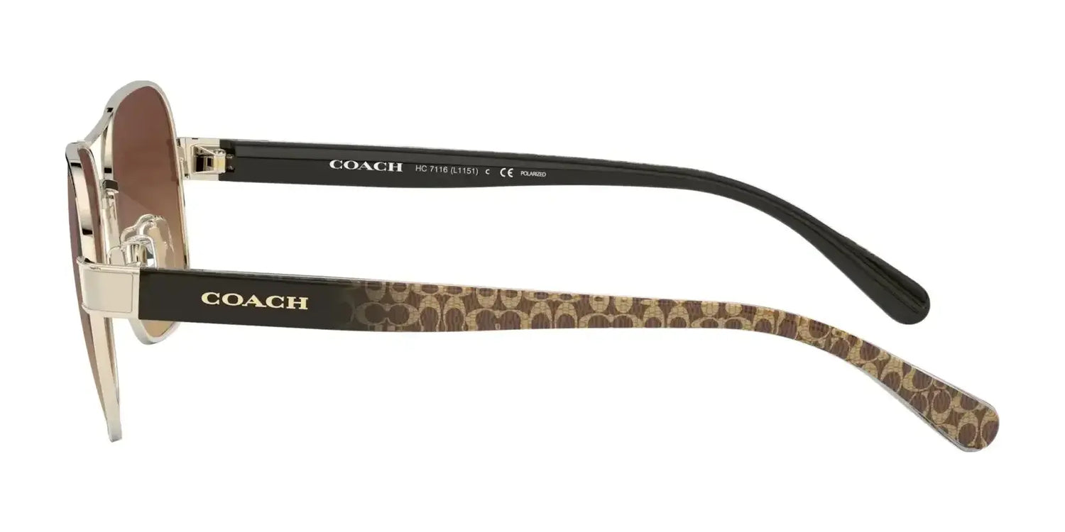 Coach L1151 HC7116 Sunglasses | Size 57 Coach L1151 HC7116 Sunglasses | Size 57