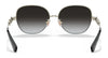 Coach L1165 HC7118B Sunglasses | Size 57 / Light Gold №93468G / Dark Gray Gradient (3N 15.6%)