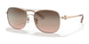 Coach C6177 HC7127 Sunglasses | Size 56 / Shiny Rose Gold / Brown Pink Gradient (2N 23.8%) №9331U8