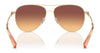 Coach C6178 HC7128 Sunglasses | Size 58 / Shiny Rose Gold / Brown Pink Gradient (2N 23.8%) №9331U8