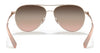 Coach C6178 HC7128 Sunglasses | Size 58 / Shiny Rose Gold / Brown Pink Gradient (2N 23.8%) №9331U8