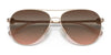 Coach C6178 HC7128 Sunglasses | Size 58 / Shiny Rose Gold / Brown Pink Gradient (2N 23.8%) №9331U8