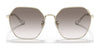 Coach C7998 HC7132 Sunglasses | Size 58 / Shiny Light Gold / Brown Gradient (3N 13.6%) №900574