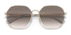 Coach C7998 HC7132 Sunglasses | Size 58 / Shiny Light Gold / Brown Gradient (3N 13.6%) №900574