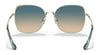 Coach C7997 HC7133 Sunglasses | Size 57 / Shiny Light Gold / Blue Yellow Gradient (2N 30%) №900579