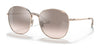 Coach C7996 HC7134 Sunglasses | Size 57 / Shiny Rose Gold / Silver Pink Gradient (2N 37.5%) №93318Z