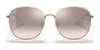Coach C7996 HC7134 Sunglasses | Size 57 / Shiny Rose Gold / Silver Pink Gradient (2N 37.5%) №93318Z