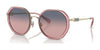 Coach CD477 HC7141 Sunglasses | Size 54 / Transparent Pink / Plum Purple Scarlet Gradient (2N 30.8%) №90050J
