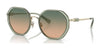 Coach CD477 HC7141 Sunglasses | Size 54 / Transparent Green / Green Brown Gradient (2N 37.8%) №900513