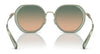 Coach CD477 HC7141 Sunglasses | Size 54 / Transparent Amber / Blue Purple Gradient (2N 27.2%) №93318H