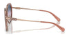 Coach CD477 HC7141 Sunglasses | Size 54 / Transparent Amber / Blue Purple Gradient (2N 27.2%) №93318H