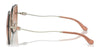 Coach CD454 HC7146BD Sunglasses | Size 60 / Shiny Light Gold / Brown Gradient (2N 30%) №900513