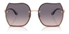 Coach CD454 HC7146BD Sunglasses | Size 60 / Shiny Light Gold / Brown Gradient (2N 30%) №900513
