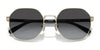 Coach CH556 HC7147 Sunglasses | Size 56 / Shiny Light Gold / Grey Gradient (3N 15.2%) №90058G