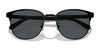 Coach CH578 HC7148 Sunglasses | Size 54 / Shiny Black / Grey Solid (3N 9.3%) №939387