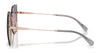 Coach CH574 HC7150D Sunglasses | Size 60 / Shiny Rose Gold / Purple Pink Peach Gradient (2N 39.7%) №9331U6