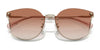 Coach CH573 HC7151D Sunglasses | Size 63 / Shiny Light Gold / Black Grey Sand Gradient (2N 27.2%) №900511