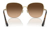 Coach CK481 HC7152 Sunglasses | Size 60 / Shiny Light Gold / Brown Gradient (3N 14.2%) №900574