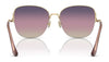 Coach CK481 HC7152 Sunglasses | Size 60 / Shiny Light Gold / Brown Gradient (3N 14.2%) №900574