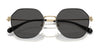 Coach CL915 HC7155 Sunglasses | Size 54 / Antique Gold / Wine (3N 12.7%) №933375