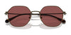 Coach CL915 HC7155 Sunglasses | Size 54 / Antique Gold / Wine (3N 12.7%) №933375