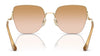 Coach CL904 HC7156D Sunglasses | Size 60 / Shiny Light Gold / Peach Blush Gradient (1N 62.6%) №90052D