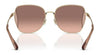 Coach CL906 HC7158D Sunglasses | Size 58 / Shiny Light Gold / Brown Pink Gradient (2N 32.7%) №942913