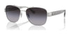 Coach CR617 HC7161 Sunglasses | Size 56 / Shiny Silver / Grey Gradient (3N 13%) №90018G