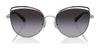 Coach CR621 HC7162 Sunglasses | Size 57 / Shiny Light Gold/Pine Tree / Green Champagne (2N 37.8%) №942913