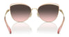 Coach CR621 HC7162 Sunglasses | Size 57 / Shiny Light Gold/Pine Tree / Green Champagne (2N 37.8%) №942913