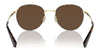 Coach CR631 HC7163 Sunglasses | Size 52 / Antique Gold/Tokyo Tortoise / Green Solid (3N 14.0%) №933371