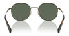 Coach CR631 HC7163 Sunglasses | Size 52 / Antique Gold/Tokyo Tortoise / Green Solid (3N 14.0%) №933371