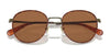Coach CR631 HC7163 Sunglasses | Size 52 / Antique Gold/Tokyo Tortoise / Green Solid (3N 14.0%) №933371