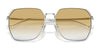 Coach CR638 HC7165D Sunglasses | Size 60 / Shiny Light Gold / Grey Gradient (3N 13.2%) №90053C