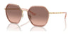 Coach CS543 HC7167B Sunglasses | Size 56 / Rose Gold / Brown Pink Gradient (2N 32.7%) №944413
