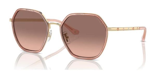 Coach CS543 HC7167B Sunglasses | Size 56 / Rose Gold / Brown Pink Gradient (2N 32.7%) №944413