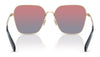 Coach CW189 HC7168 Sunglasses | Size 58 / Shiny Light Gold / Blue Saddle Gradient (2N 38.19%) №90050Q