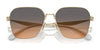 Coach CW189 HC7168 Sunglasses | Size 58 / Shiny Light Gold / Blue Saddle Gradient (2N 38.19%) №90050Q