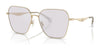Coach CW189 HC7168 Sunglasses | Size 58 / Shiny Light Gold / Grey chromatic (Photochromic) (3F 11%) №9005ZQ