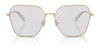 Coach CW189 HC7168 Sunglasses | Size 58 / Shiny Light Gold / Blue Saddle Gradient (2N 38.19%) №90050Q