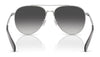 Coach CW193 HC7169 Sunglasses | Size 57 / Shiny Light Gold / Brown Gradient (3N 14.2%) №900574