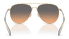 Coach CW193 HC7169 Sunglasses | Size 57 / Shiny Light Gold / Brown Gradient (3N 14.2%) №900574